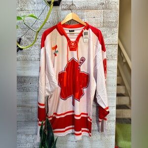 Slurpee/7-11 | NWT Lightweight Hockey Jersey - O/S, Red/White/Orange